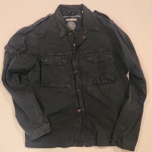 Mason's Men's Navy Military Style Jacket